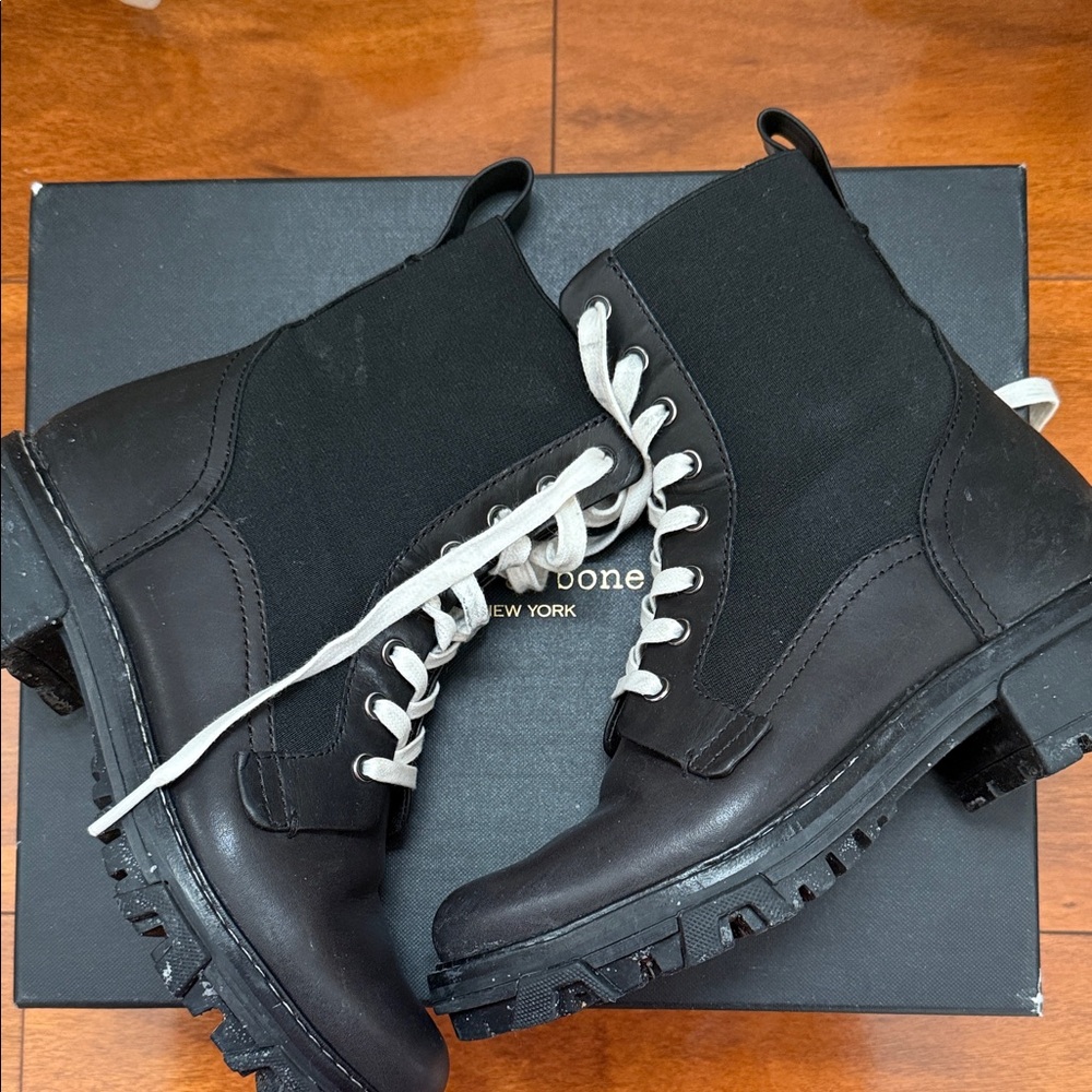 Rag&Bone Combat Boots - Picture 2 of 8